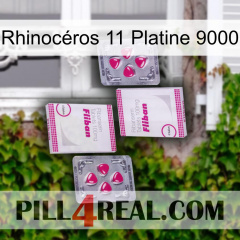 Rhinocéros 11 Platine 9000 33